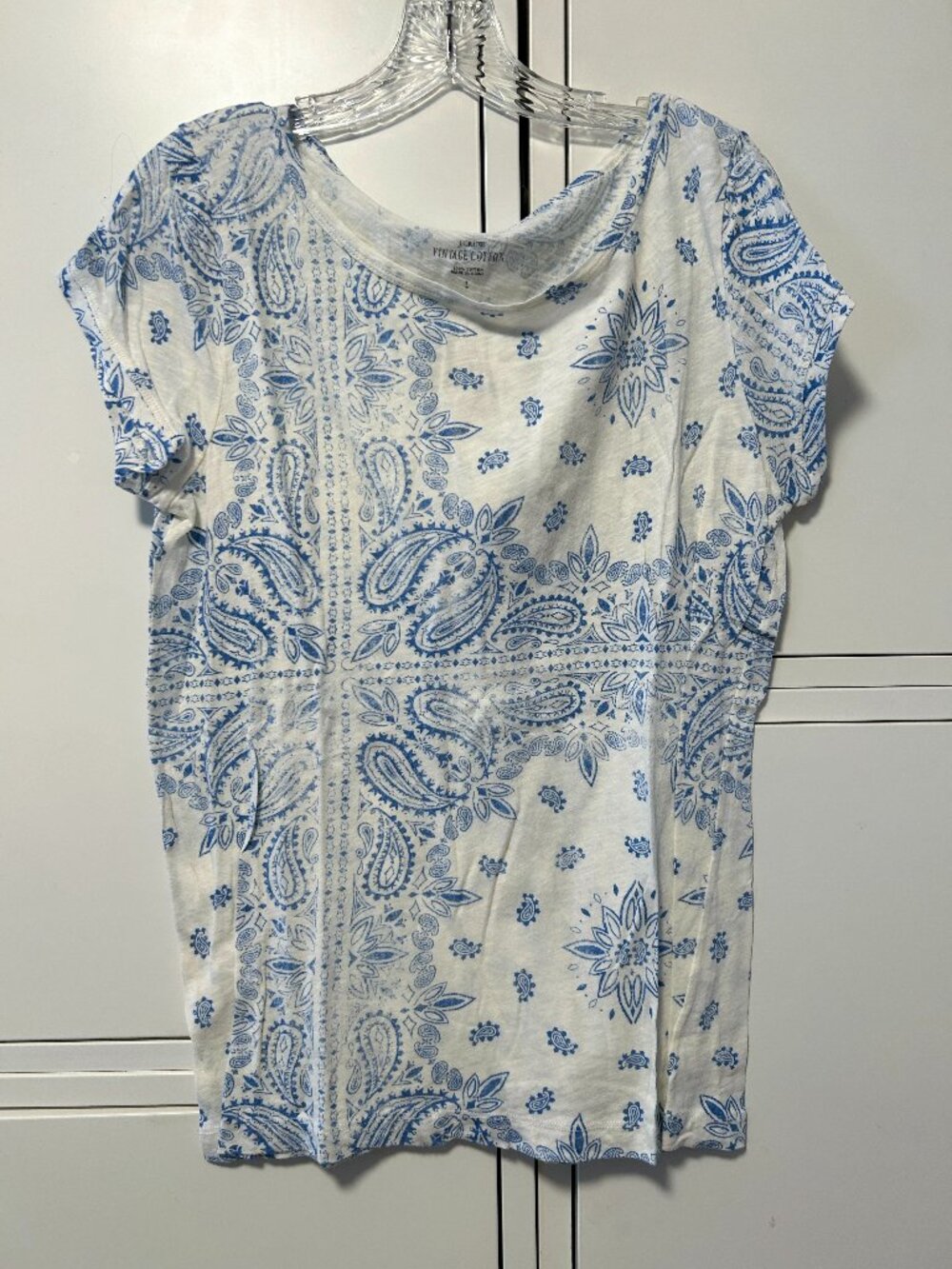 NWOT - J.Crew Banadana T-Shirt - Never Worn - Size Large - From 2012